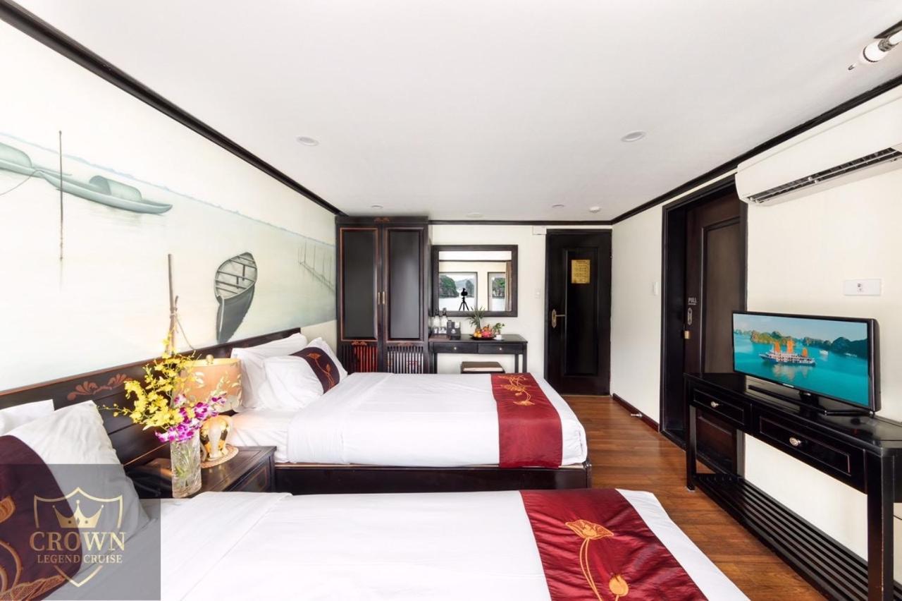 Dragon Crown Legend Cruise Hotel ฮาลอง ภายนอก รูปภาพ